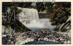 Minnehaha Falls in Minneapolis, Minnesota