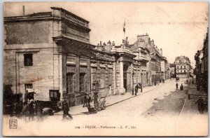 Dijon - Prefecture France Local Government Building Antique Street View Postcard