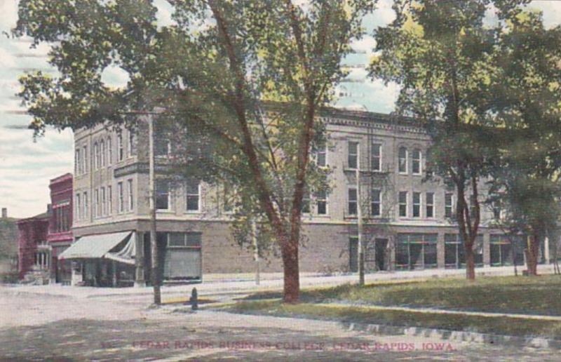 Iowa Cedar Rapids Business College 1909