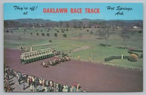 Sports~Oaklawn Race Track~Hot Springs Arkansas~Vintage Postcard 