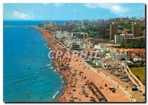 Modern Postcard Costa del sol Torremolonos Aerial view of Carihuel