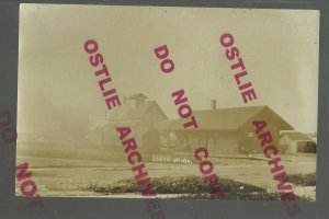 Eyota MINNESOTA RPPC c1910 DEPOT Train Station RAILROAD nr Rochester St. Charles