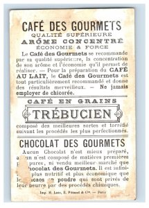 1880s French Gourmet Chocolates Trebucien Lovely Girls Coquetterie F155