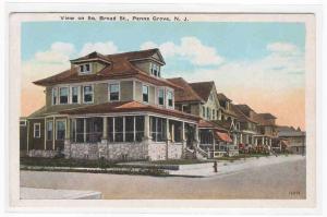 South Broad Street Penns Grove New Jersey #1 1920c postcard