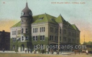 Rock Island Depot, Topeka, KS, Kansas, USA Train Railroad Station Depot Unused 