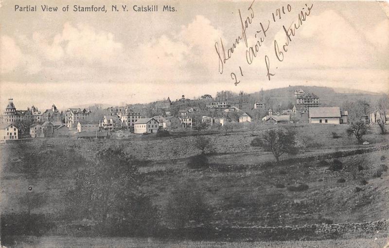 B93180 partial view of stamford n y catskill mts usa