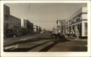 Oxnard CA Street Scene c1940s Real Photo Postcard