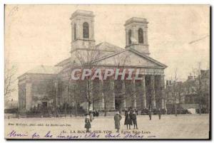 Old Postcard La Roche Sur Yon Eglise Saint Louis