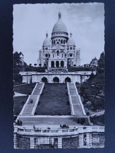 France Paris BASILIQUE DU SECRE-COEUR c1950s RP Postcard by Chantal