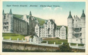 Royal Victoria Hospital Montreal Canada White Border Postcard