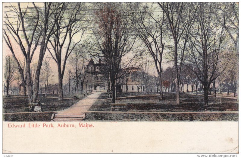 AUBURN, Maine, PU-1913; Edward Little Park