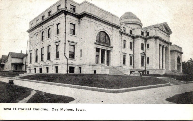 Iowa Des Moines Iowa Historical Building 1909