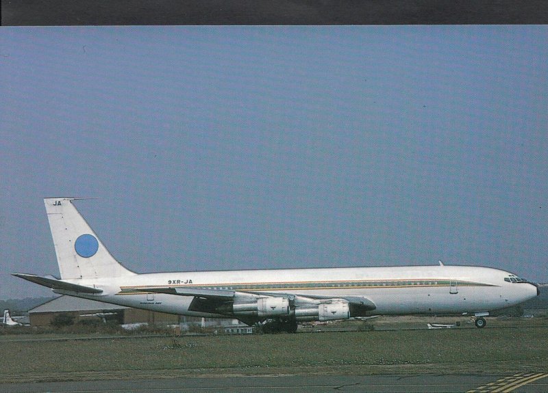 Aviation Postcard- 9XR-JA Boeing 707 Air Rwanda, Aeroplane, Southend 1994-MB2660 