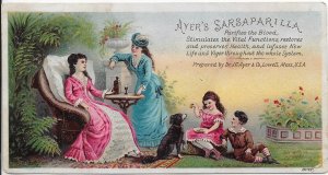 Dr J.C. Ayer & Co, Lowell, Ma Ayer's Sarsaparilla Advertising Card (49441)