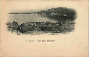 CPA Ajaccio vue prise d'Aspreto CORSICA (1077937)