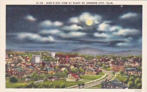 Tennessee Johnson City Birds Eye View At Night