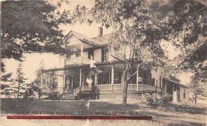 Wilkins Farm House Loch Sheldrake, New York NY Postcard