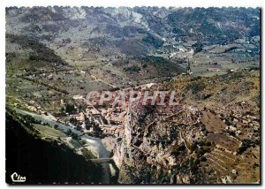 Postcard Modern B Castellane Alps Aerial view General Le Roc du Pont also sai...