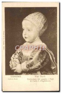 Old Postcard Torino Van Dyck