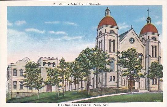 Saint John's School And Church Hot Springs Park Arkansas