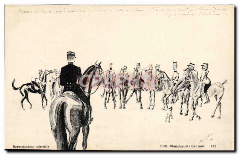 Old Postcard Horse Equestrian Humor