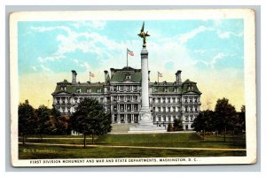 Vintage 1930's Postcard Panoramic View War & State Department Washington DC