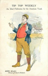 C-1910 Boys Magazine Advertising Postcard Artist impression 22-9716