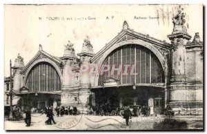 Old Postcard Tours Station Railway Station