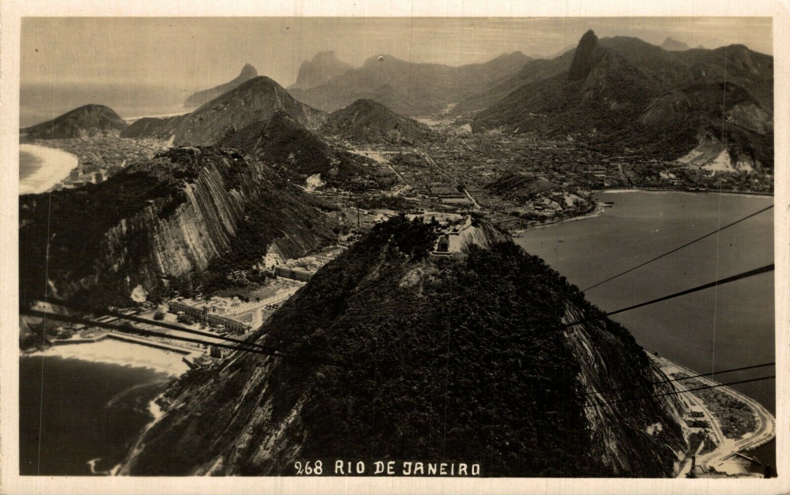 Brazil Panorama Rio De Janeiro Brasil Vintage RPPC 08.00  Latin & South  America - South America - Brazil, Postcard / HipPostcard