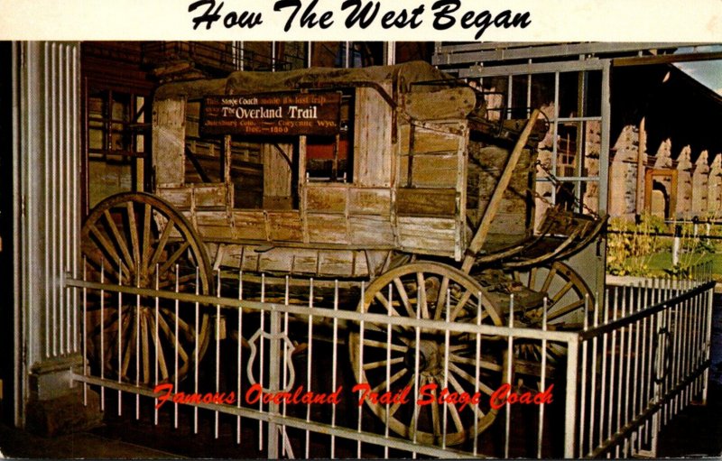 The 1866 Model Famous Old Stage Coach How The West Began