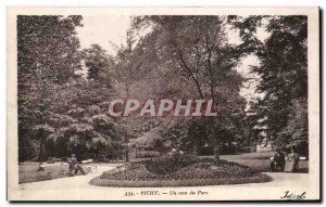 Old Postcard Vichy A corner of the park