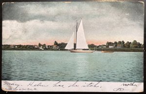 Vintage Postcard 1908 View on the Saco River, Maine