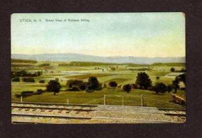 NY View Mohawk Valley UTICA NEW YORK Tuck Postcard