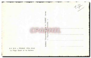 Fouras - The West Beach and Rocks - Old Postcard