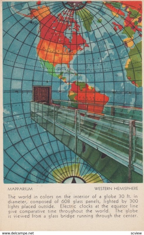 BOSTON , Mass. , 1950 ; Mapparium ; Western Hemisphere