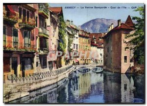 Postcard Old Annecy The Venice of Savoie Quai de l'Ile
