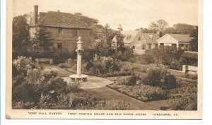 Yorktown, VA - York Hall Garden, First Custom House