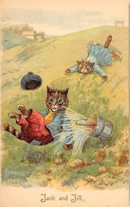 Series No. 297 Artist Louis Wain unused bottom and top edge is trimmed