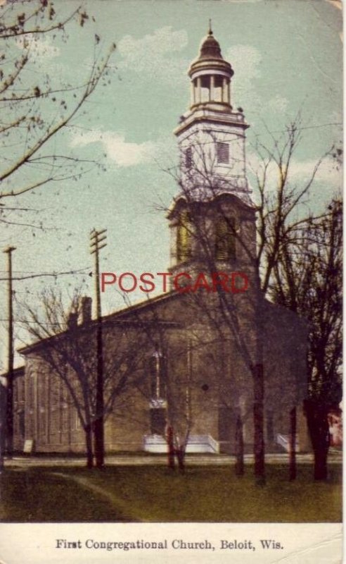 FIRST CONGREGATIONAL CHURCH, BELOIT, WIS.