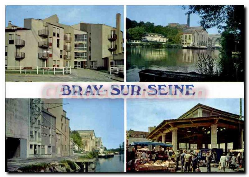 Postcard Modern Bray sur Seine (S & M)