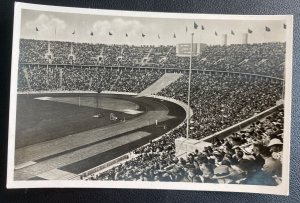 Mint Germany RPPC Postcard Berlin 1936 Olympic Games Reich Sports Exhibition