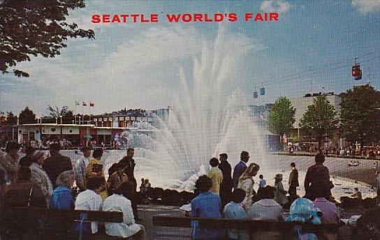 Internation Fountain Seattle Washington Seattle Warlds Fair 1962