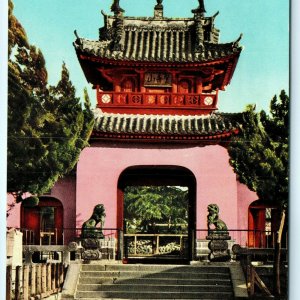 c1950s Nagasaki, Japan Sofukuji Temple Photo Postcard 6th Year of Kanei A31