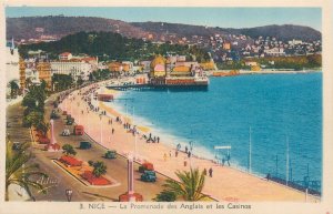 France Nice set of 17 semi-modern scenic postcards 
