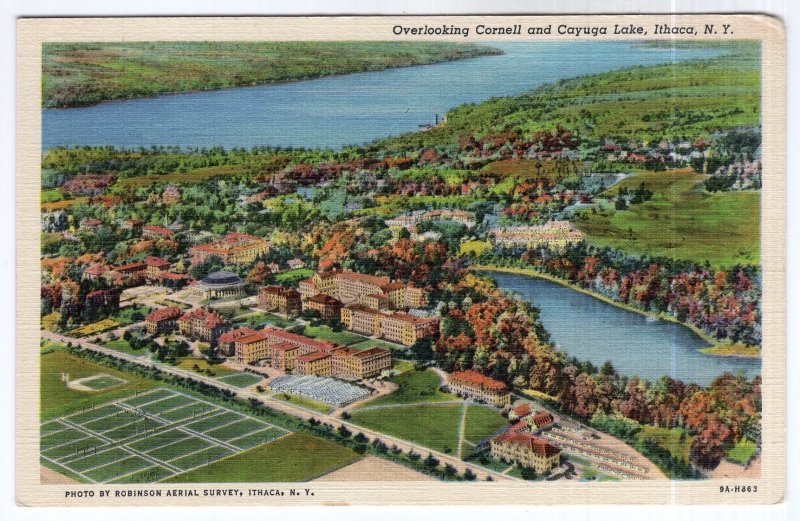 Ithaca, N.Y., Overlooking Cornell and Cayuga Lake