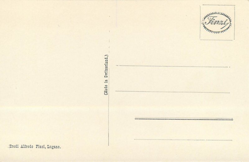 Switzerland Basel Burfusserplatz photographic postcard