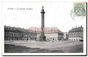 Old Postcard Paris Vendome Concorde