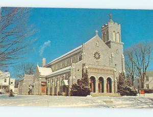 Unused Pre-1980 CHURCH SCENE Lowville New York NY L2959-12