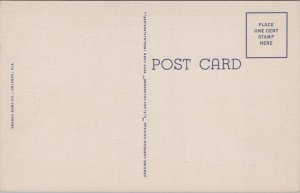 Volusia County Courthouse De Land Florida Linen Postcard C088
