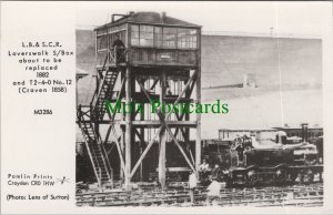 Sussex Railway Postcard - Loverswalk Signal Box Near Brighton (Repro) RS35657